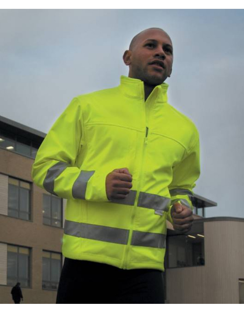 Jachetă subțire de lucru fosforescentă